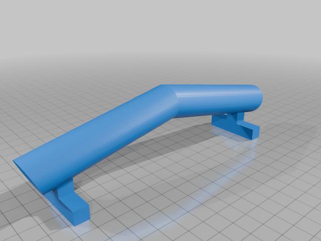Triangle Rail 3D model thumbnail