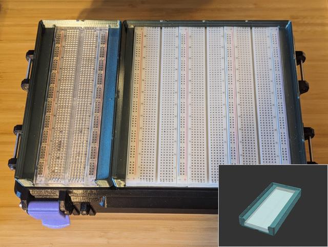 Gridfinity Breadboard Bins 3D model thumbnail