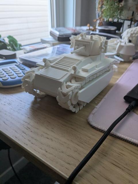 Tractor tank 3D model thumbnail