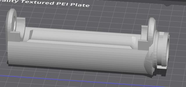 Ender 3 v3 KE-New upgraded bearing roller for side spool mount filament. 3D model thumbnail