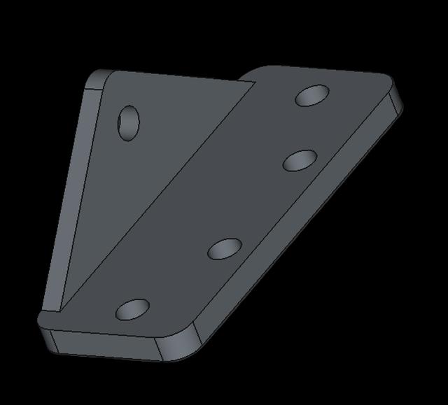 Ping Pong leg holder for Stable Platinum 100 3D model thumbnail