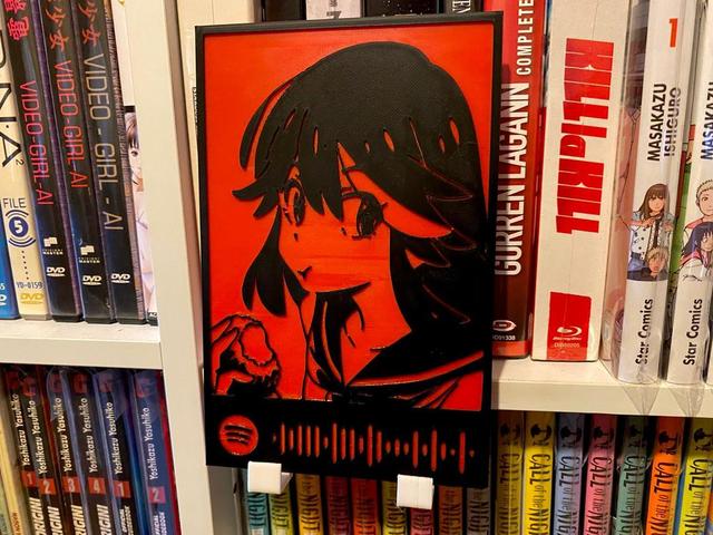 Ryuko Matoi 2D Spotify 3D model thumbnail