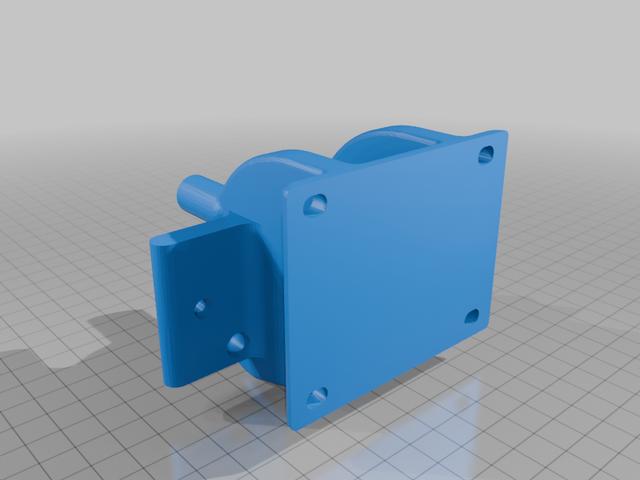Lymow Robotic Lawn Mower Wheel Scraper Bases Remixed 3D model thumbnail