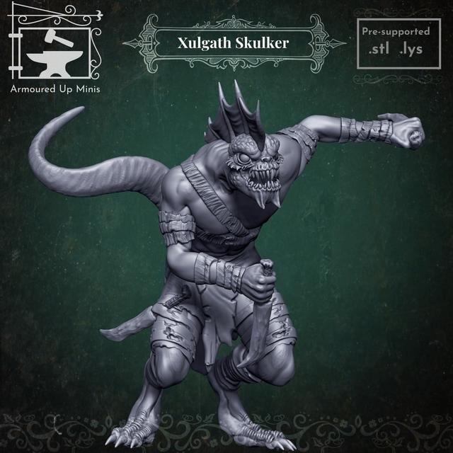 Xulgath Skulker 3D model thumbnail