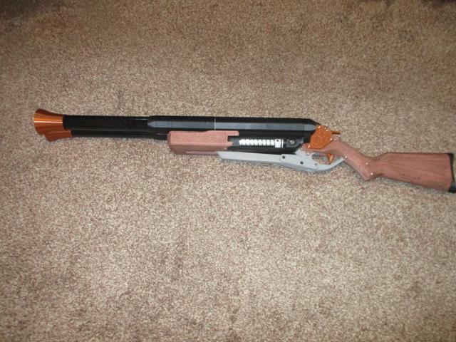 Musket/blunderbuss addition to Stagecoach SxS Nerf Blaster 3D model thumbnail