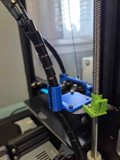ender 3 direct drive cable support 3D model thumbnail