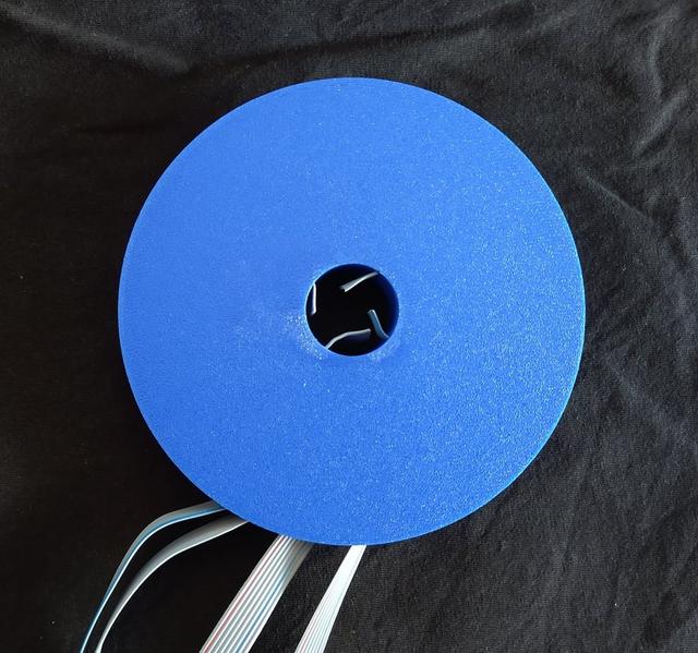 Ribbon Cable Spool for Antenna Radials - Configurable 3D model thumbnail