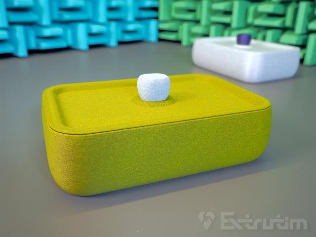 Jewelry Box With Multiple Compartments and Lid, Stackable 3D model thumbnail