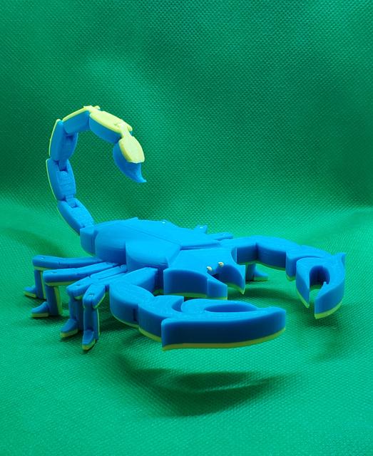 Articulated Scorpion 3D model thumbnail