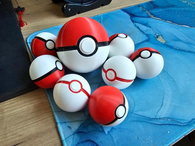 Pokeball mini 3D model thumbnail