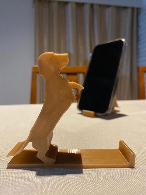 SOPORTE PARA CELULAR, SALCHICHA, SOPORTE PARA CELU, SOPORTE DE TELÉFONO MÓVIL, PERRO SALCHICHA, ANDROID, SOPORTE DE ESCRITORIO, UNIVERSAL, ANDROID, TABLET, SOPORTE, SALCHICHA, Dachshund, Wiener dog, icone 3D model thumbnail