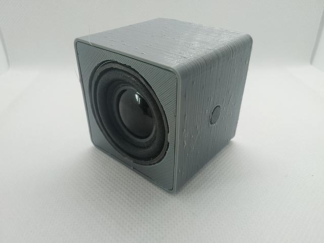 ESP32-C3 Internet Radio Case (MAX98357A, 3D Printable Enclosure) 3D model thumbnail