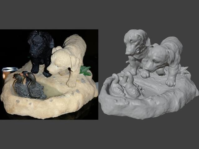 Chance Meeting - Animal Adventures Collection 3D model thumbnail
