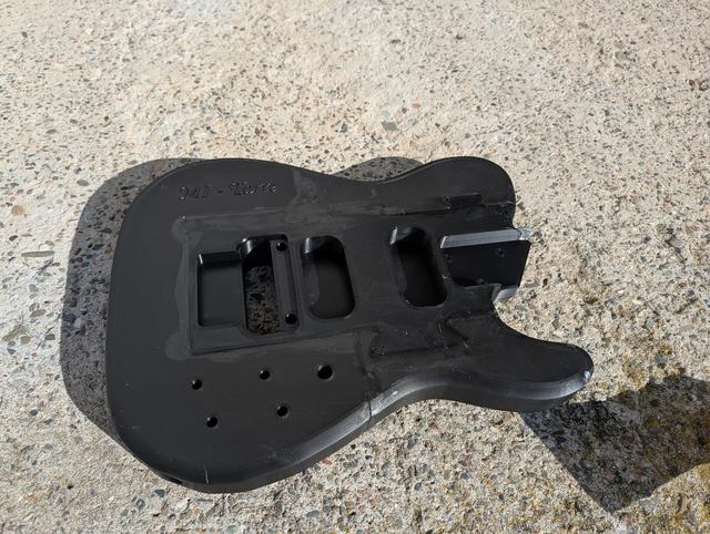 E-Guitar Telecaster Body, "MI-Tarre" Floyd - Rose Bridge 3D model thumbnail