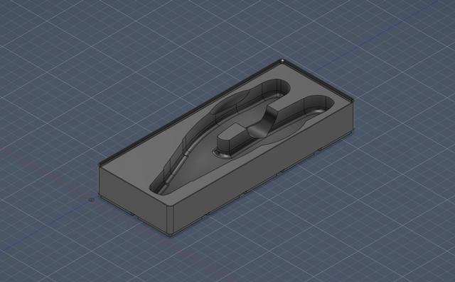 Milwaukee 7 in. Wire Stripper with Wire Cutter and Bolt Cutter Gridfinity Bin 3D model thumbnail