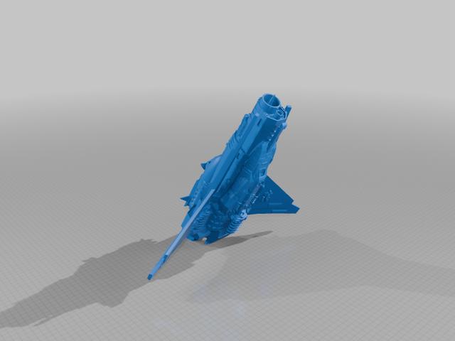SiFi Spaceship The Jaeger 3D model thumbnail
