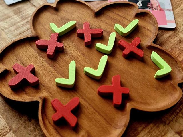 True-False Tokens for Board Games (e.g. for A Carnivore did it!) 3D model thumbnail