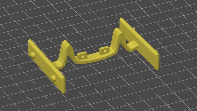 Filament Spool Clip 3D model thumbnail