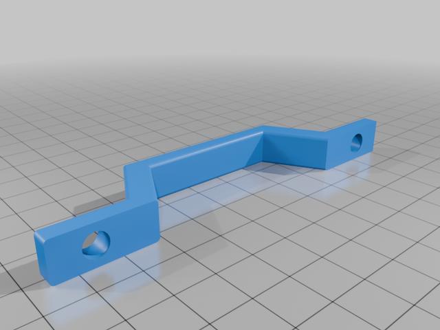 Tirador puerta genérico 3D model thumbnail