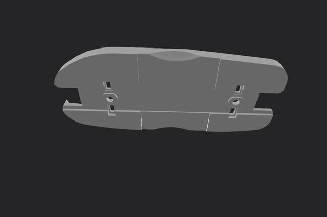 Size L Minimal Faction Soulplate 3D model thumbnail