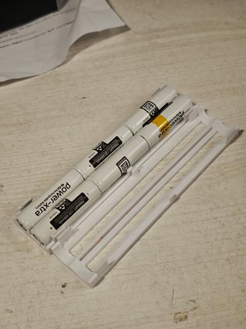 6S AA Battery Pack Fixture / Box (Breathable Design) 3D model thumbnail