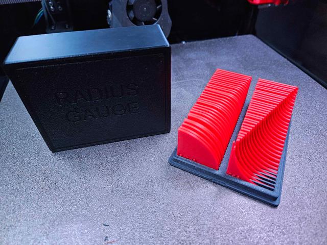 Box for Radius Gauge - Convex & Concave 3D model thumbnail
