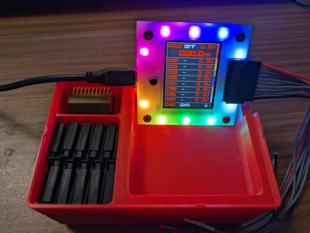 Gridfinity Bus Pirate 5 case and holder 3D model thumbnail