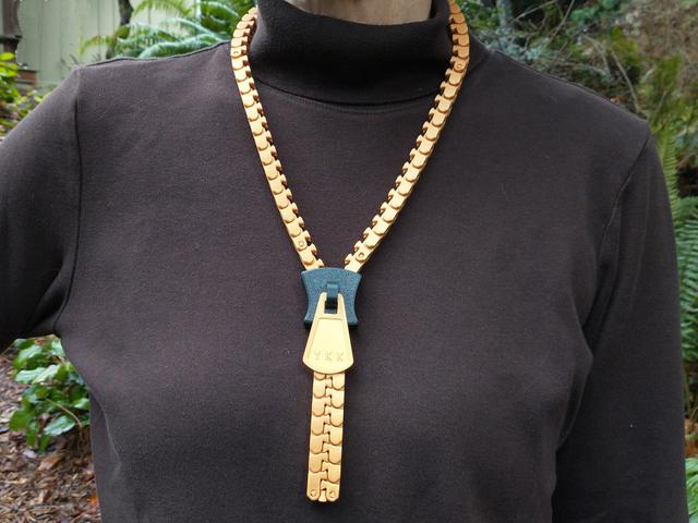 Zipper Bolo Tie 3D model thumbnail