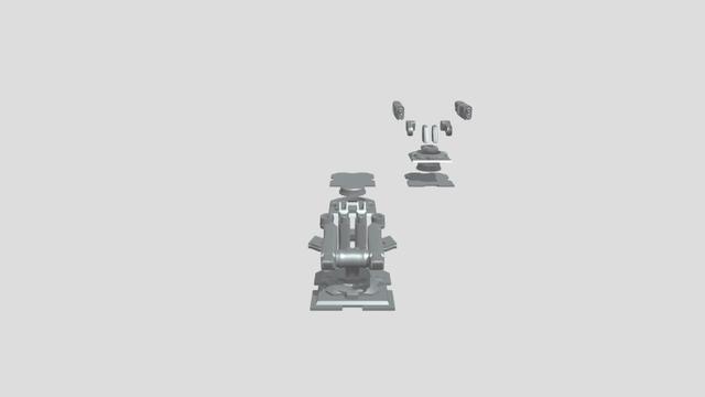 Willaimson Turret 3D model thumbnail
