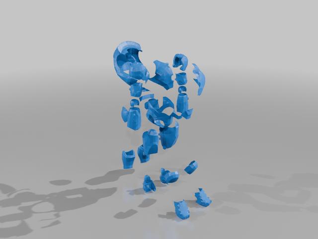 Iron Man Mark 37 3D model thumbnail