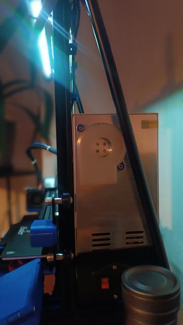 Netzteilabdeckung  (Ender 3 & 3 PRO)   das man  das Upgrade Stabilität Z-Achse Kit benutzen kann 3D model thumbnail