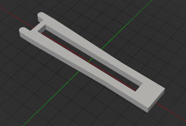 Blade Runner Gun Stand Mount. Wider Version 3D model thumbnail