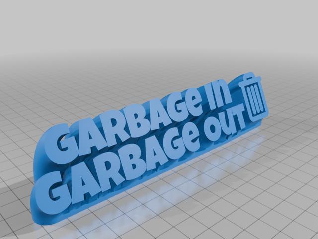 Garbage In, Garbage Out 3D model thumbnail