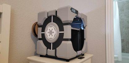 Companion Cube Starwars Imperial Cargo Logo 3D model thumbnail