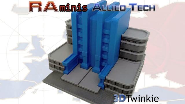 Statalite Launching Building 3D model thumbnail