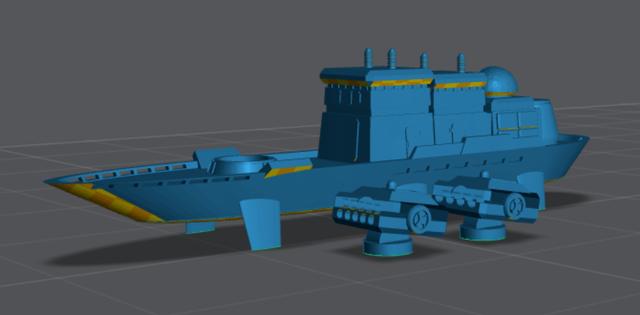Sea Skimmer  3D model thumbnail