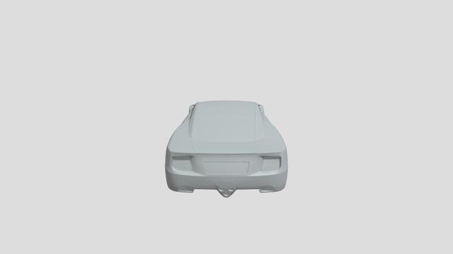Lexus LF-A 2007 Showcar lowpoly for 3D-printing 3D model thumbnail