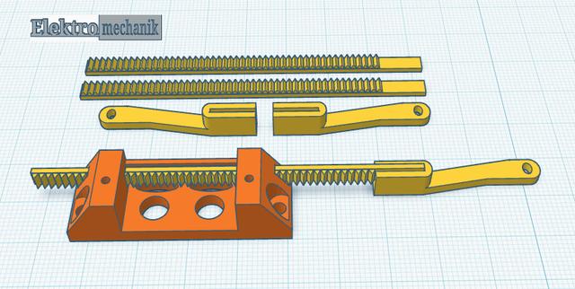 Weichenservo 3D model thumbnail
