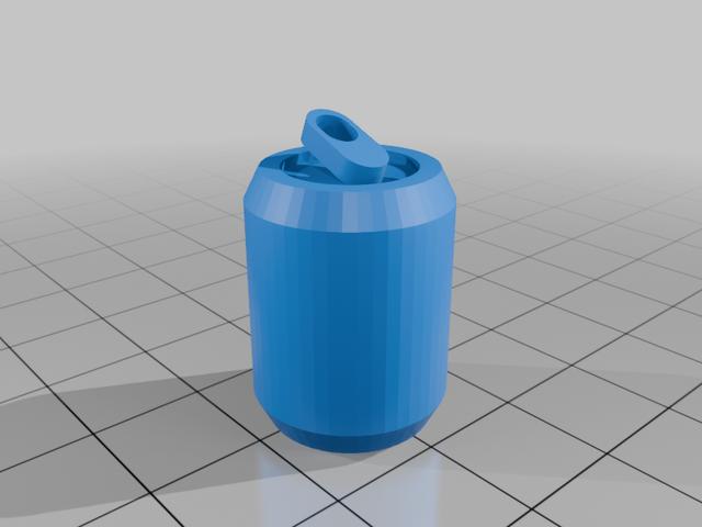(Use a brim!) LPS/Doll Soda Can 3D model thumbnail
