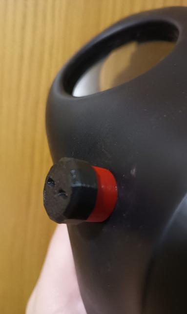 Gas Mask Water Supply Air Valve/Plug 3D model thumbnail