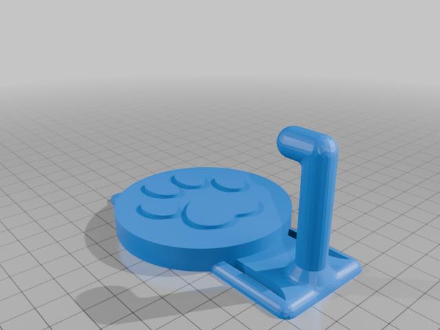 dog leash holder 3D model thumbnail