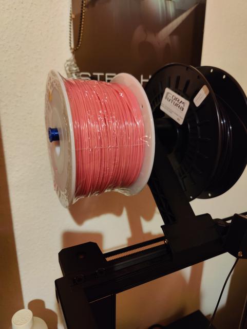 Ender 3 S1 Secondary Spool Holder - Thinner designed for other spool sizes 3D model thumbnail