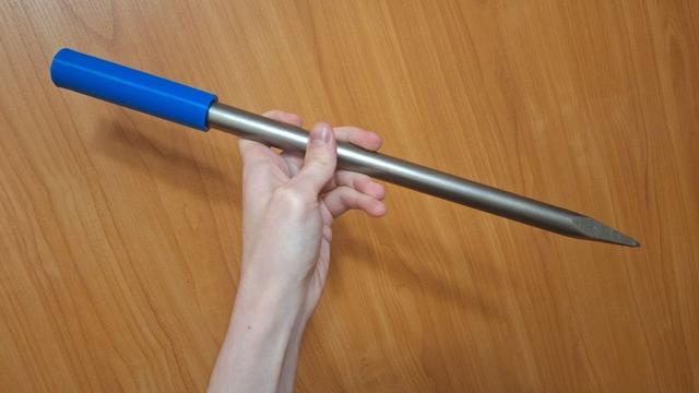 Enclosed SDS max shaft cover 3D model thumbnail