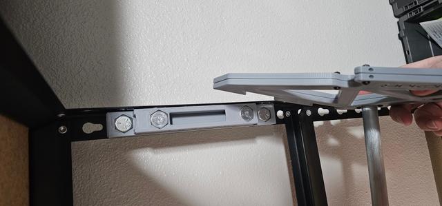 RepRack Adapters for Muscle Rack Heavy Duty Shelf (two versions) 3D model thumbnail