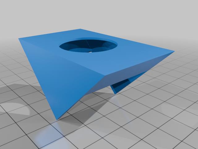 PIR Motion Sensor Edge Corner Mount 3D model thumbnail
