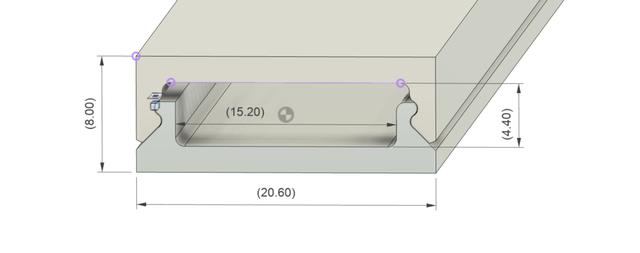 Сable channel  3D model thumbnail