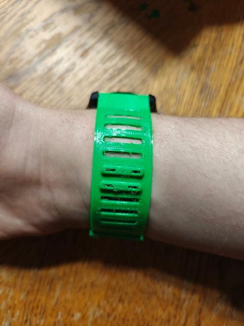 Garmin 26 mm 95A TPU band 3D model thumbnail