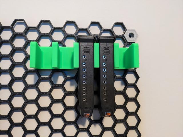 HSW Glock 43x Magazine Holder 3D model thumbnail