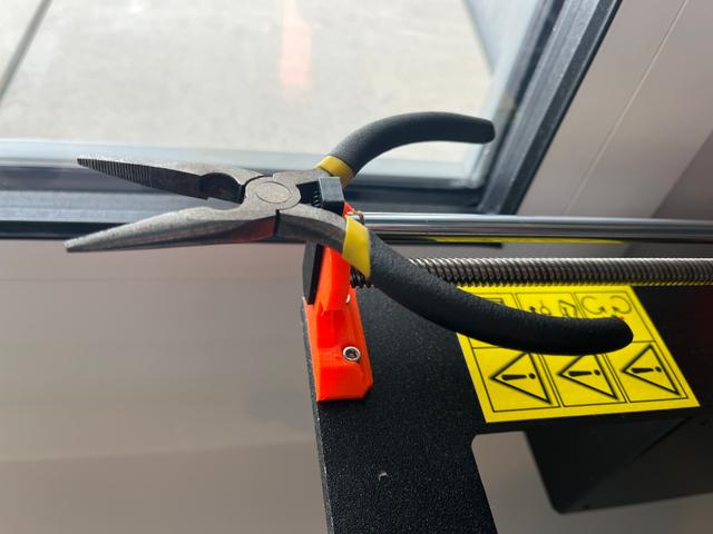 Pliers holder for Prusa i3 mk3s 3D model thumbnail