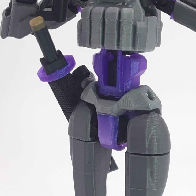 Dummy 13 Type F Katana Mount 3D model thumbnail